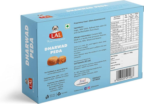 Lal Sweets Dharwad Peda 400g